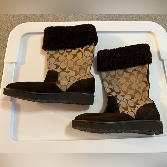 Coach Shoes - ? Coach Signature Winter Boots